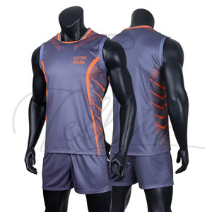 Diseña Tu Propio Logotipo, Nombre de Equipo Personalizado, Uniformes de Voleibol para Hombre, 100% Poliéster, Transpirables, de Secado Rápido, Tallas Grandes, Venta al Por Mayor - Product Image 2
