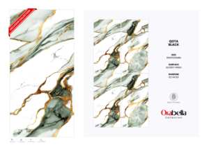 Carreaux de sol en porcelaine Golden Endless 600x1200, texture élégante, dalles de sol et de mur - Product Image 2