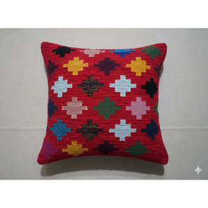 Housses de coussin de canapé modernes en chenille tissées à la main par Coral Weavers avec fermeture éclair et motifs géométriques personnalisés pour la maison et l'hôtellerie - Product Image 3