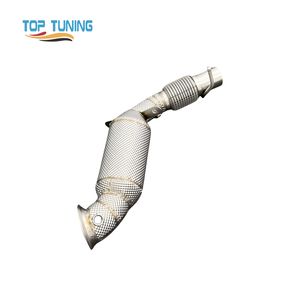 Sistema de Escape de Acero Inoxidable 304 con Downpipe de Alto Flujo para <span class=keywords><strong>BMW</strong></span> F20 F21 <span class=keywords><strong>114i</strong></span> 116i 118i F30 F31, para Modelos con Motor Turbo N13 de 1.6L - Product Image 4