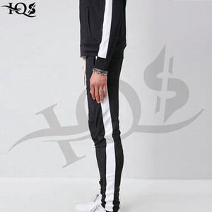 Chándal de rayas blancas para hombre de algodón 100%, cuello con capucha, cierre de cordón, estilo informal de invierno, transpirable, ecológico, 2 en 1 - Product Image 5