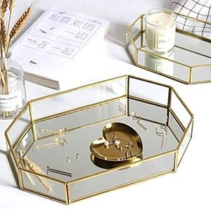 Eye-Catching Oval Shape Metal Serving <b>Trays</b> With Brass Handle for Hotel <b>Dinner</b> Ware Special Design Available at Low Price - Product Image 5
