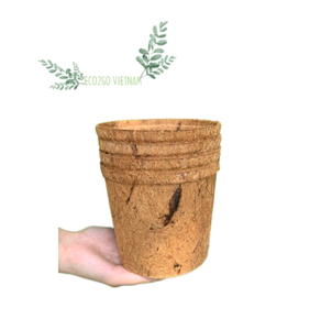 Vente en gros à bas prix Pot de fleur en fibre de coco/Pot en fibre de coco de haute qualité pour l'utilisation du jardin d'Eco2go Vietnam - Product Image 2