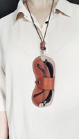 Vente en gros d'étuis à lunettes en cuir marron véritable porte-lunettes personnalisé pour lunettes de soleil, nuances de protection, cadeau parfait pour quelqu'un de spécial
