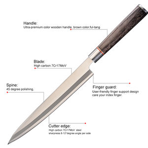 Venta al por mayor de alta calidad personalizada Damasco superior de acero de alto carbono cuchillo de cocina vaina superventas venta OEM ODM servicio - Product Image 4