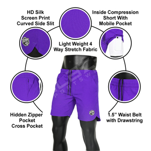Pantalones cortos para correr para hombre, pantalones cortos de entrenamiento 2 en 1 para gimnasio de secado rápido para hombre con bolsillos para teléfono - Product Image 5