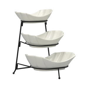 High Quality <b>Cake</b> Platter <b>Stand</b> Best Price Wedding Birthday Parties Custom Finishing Metal 2 <b>Tier</b> Folding <b>Cake</b> <b>Stand</b> - Product Image 6