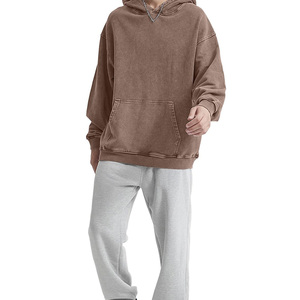 Sweat à capuche en molleton pour homme avec logo personnalisé de haute qualité - Mélange polyester/coton, séchage rapide - Product Image 4
