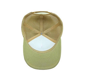 Gorra Trucker al por mayor, bicolor, de malla transpirable, para deportes al aire libre, para hombre y mujer, con logo en blanco, gorra de malla de 5 paneles - Product Image 5