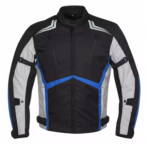 Men Cordura Waterproof CE Armoured Textile Motorcycle Jackets Blue/Black Adventuring Windproof Motorbike Jacket For Men - Product Image 1