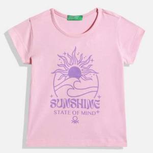 Teen Girls Casual T-Shirt Ring Spun Combed Cotton Pre-<b>Washed</b> Short Sleeve Low MOQ Customization Samples Available - Product Image 3