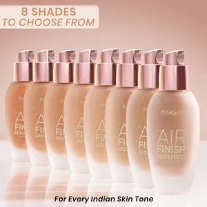 Base de Maquillaje Air Finish Mate para Pieles Oscuras - Control de Grasa, Iluminadora y de Larga Duración - Product Image 4