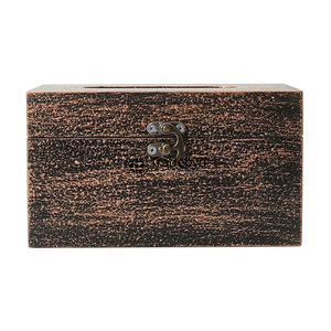 Wooden Premium Floral Pattern Engraved Tissue Holder Modern Decorative Storage Organizer Available Different Shapes for Home - Product Image 5