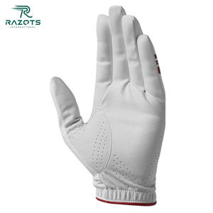 Gants de golf en cuir Cabretta imprimés sur mesure, à doigts entiers, avec protection UV, antidérapants et imperméables, unisexes, pour usage sportif - Product Image 3