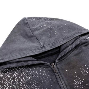 Les hommes en détresse de haute qualité portent des styles différents sweats à capuche confortables vêtements d'extérieur sweats à capuche et sweat-shirts pour hommes en coton Offre Spéciale - Product Image 4