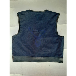 Chaleco y chaleco de cuero personalizado al por mayor de estilo americano para hombre - Product Image 3