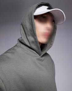 Sudadera con Capucha de Poliéster para Hombre, Corte Cuadrado, Ideal para Viajar, Secado Rápido, Transpirable, Tinte Liso - Product Image 2