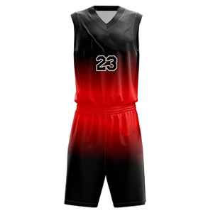 Uniforme de baloncesto por sublimación personalizado con opciones de impresión completas para clubes de baloncesto juveniles y adultos escuelas y ropa deportiva - Product Image 6