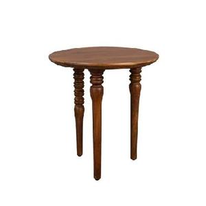 Table basse rétro Wabi-Sabi Country américaine Console d'angle en bois massif pour hôtel appartement salon Tables console - Product Image 5