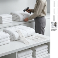Étiquettes RFID UHF personnalisées étanches pour lave-linge, étiquettes UHF liquides, étiquettes de lavage en tissu pour hôtels, laveries et vêtements spécialisés