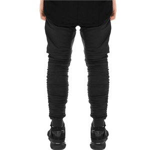 Pantalones de chándal transpirables personalizados, pantalones de algodón liso, pantalones de chándal de lana en blanco bordados, pantalones lavados con cordón para hombre - Product Image 2