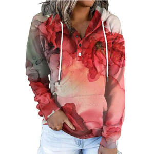 Sudaderas con capucha informales de moda de invierno para mujer, ropa de calle, diseño de sublimación con cuello con capucha y logotipo frontal, diferentes estilos - Product Image 6