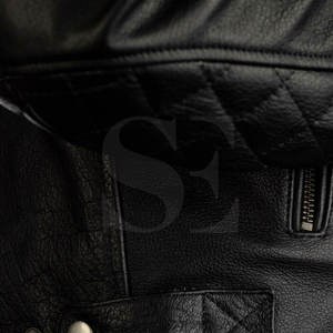 Veste en cuir véritable personnalisée pour homme, pour l'hiver, pour motards et passionnés de moto, qualité supérieure, prix bas. - Product Image 3