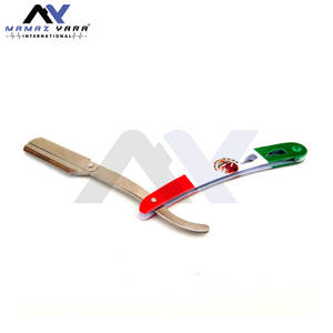 Mexican Flag Handle Barber <b>Straight</b> Cut Throat Shaving <b>Razor</b> Professional Salon Swing Lock <b>Razor</b> for Classic Wet Shaving - Product Image 5