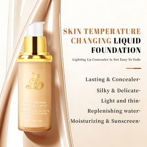 <span class=keywords><strong>Fondotinta</strong></span> 4 in 1 - <span class=keywords><strong>Fondotinta</strong></span> che Cambia Colore, Spettro Medio con <span class=keywords><strong>SPF</strong></span> 50, Correttore Liquido Idratante Ipoallergenico - Product Image 5