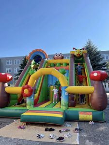 Thương mại giá rẻ <span class=keywords><strong>inflatable</strong></span> land trượt/cướp biển <span class=keywords><strong>inflatable</strong></span> trượt cho người lớn trẻ em - Product Image 2