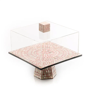 Antique Design Top Selling Cake Stand for Parties Home Table Top Decoration MOP Cup Cake Stand - Product Image 6