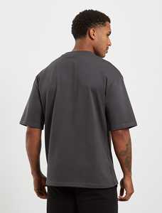 Camiseta en blanco cuadrada ancha de alta calidad, Camiseta de algodón pesado, camiseta negra de gran tamaño para hombres - Product Image 5