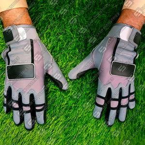 Guantes de entrenamiento de béisbol y softbol con puño corto de color blanco personalizados con tamaño y logotipo Guantes de bateo de calidad - Product Image 5