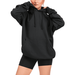 Novedad: Sudaderas con Capucha para Mujer, 500g, Felpa Gruesa, Holgadas, Lisas, Unisex, Estilo Oversize, Básicas, Otoño Invierno - Product Image 1