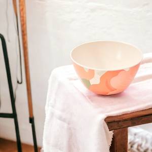 Fábrica de Vietnam, venta al por mayor, Frutero de bambú hilado Natural, ensaladera, cuenco para servir para cocina, listo para enviar - Product Image 1