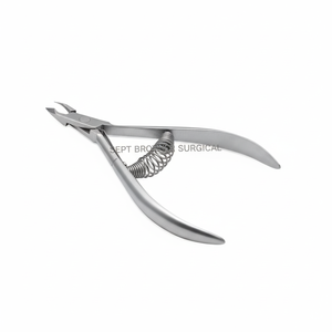 Coupe-cuticules professionnel en acier inoxydable avec poignée à ressort pour manucure et pédicure - Product Image 2