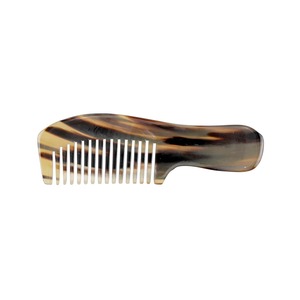 Alisador de pelo de madera con dientes de cuerno de búfalo natural hecho a mano al por mayor disponible en ágata a precio asequible - Product Image 4