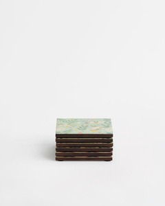 Posavasos de madera de acacia Diferentes diseños Formas disponibles Precio al por mayor y de fábrica de posavasos de nogal DE LA India faizacraft - Product Image 4