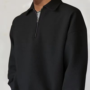 Servicio OEM Logotipo personalizado Sudadera con capucha personalizada de lana de alta calidad Su propio diseño y logotipo Sudadera con capucha de manga larga con cremallera para hombres - Product Image 1