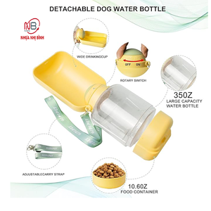Bouteille d'eau portable en plastique pliable pour chats et chiens, avec plateau distributeur, personnalisable avec logo – Nouveauté 2025 de Nhi Binh Plastic - Product Image 1