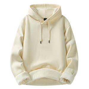 เสื้อสเวตเตอร์มีฮู้ดสำหรับผู้ชาย, เสื้อสเวตเชิ้ตทรงหลวมพิมพ์ลายสกรีนผ้าไหมสำหรับฤดูหนาว - Product Image 3