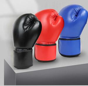 Guantes de boxeo de cuero de calidad superior de colores personalizados, guantes de boxeo de entrenamiento de gran oferta, logotipo de 2017 para artes marciales - Product Image 1