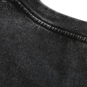 T-shirts personnalisés pour hommes en gros, effet délavé, avec autocollant DTF, 100 % coton, imprimés sur mesure, service OEM, séchage rapide, respirants, coupe oversize - Product Image 5