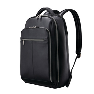 2021 Unisex Custom Logo Panelled Casual Large Outdoor Genuine Leather <b>Laptop</b> <b>Backpack</b> RFID Zipper Vintage Style 20-39 Litre - Product Image 5