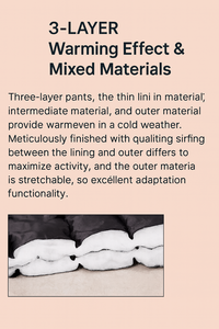[Listo para enviar] Pantalones de golf de Invierno para mujer Pantalones de golf de alta calidad de diseño libre para mujer-Color negro - Product Image 6