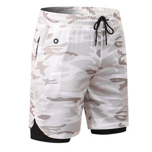 New Arrival Unique Design Men Mesh Double <b>Layer</b> Shorts Custom Logo Men Workout Double <b>Layer</b> Shorts For Sale - Product Image 1