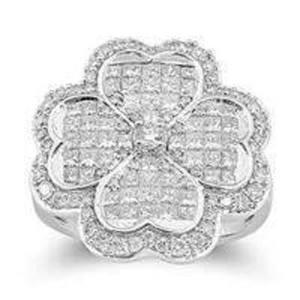 Joyería de Hip Hop de lujo de Plata de Ley 925 más vendida para hombres y mujeres VVS Clarity Moissanite Diamond Ring para ropa de fiesta - Product Image 2