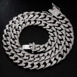 Venta caliente Hip Hop VVS Moissanite Collar de cadena cubana para hombres Heavy Iced Out Gold Plated Jewelry Custom Streetwear Style - Product Image 2