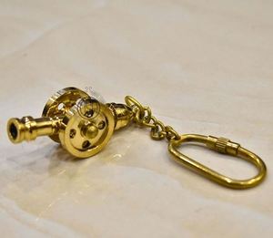 Llavero de latón AK Brass Cannon en acabado pulido Llavero de alta calidad para uso personal/regalo - Product Image 4