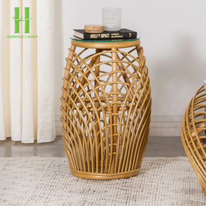 Table basse en rotin naturel moderne de haute qualité, fabriquée à la main, écologique, durable, meubles de maison en provenance du Vietnam, artisanat - Product Image 2